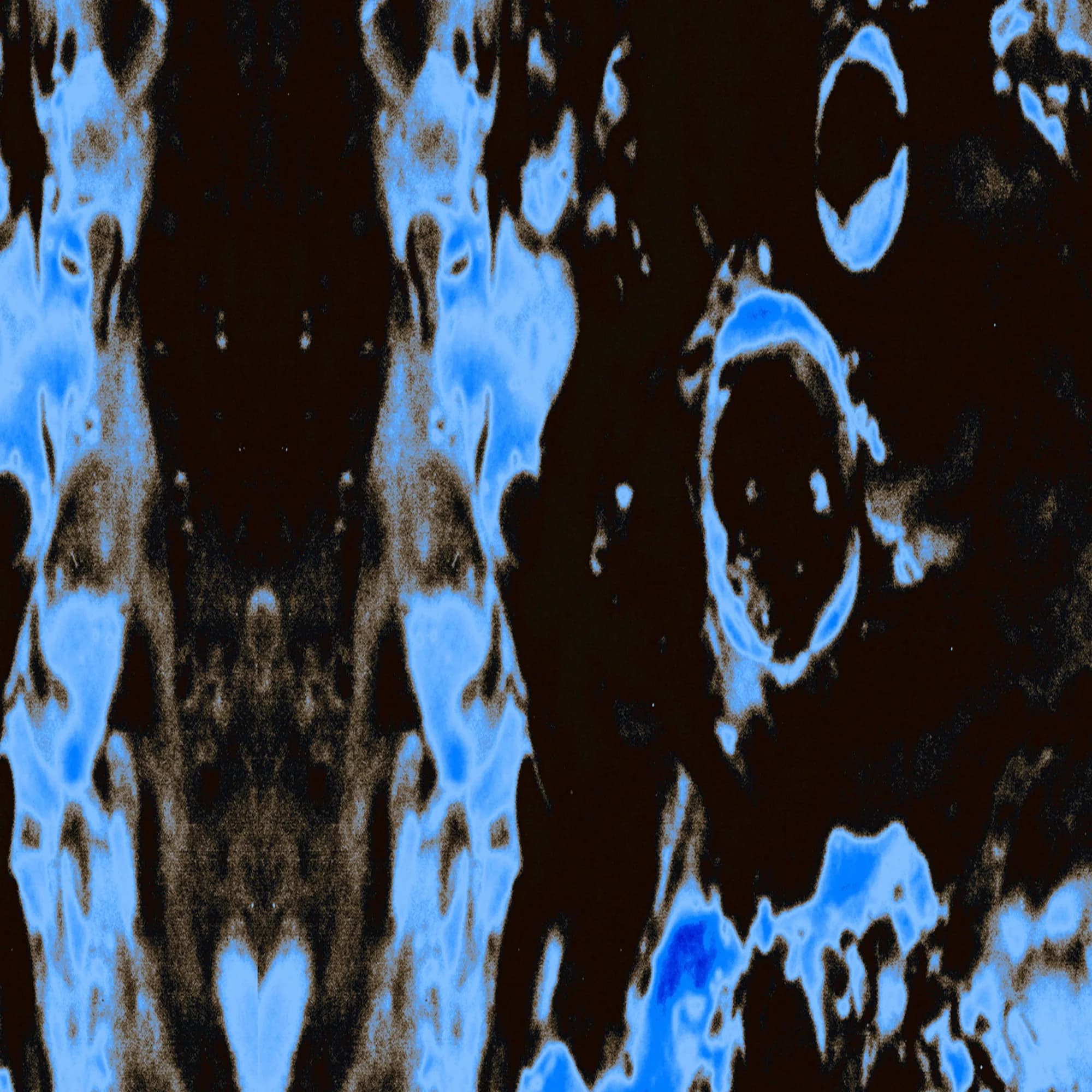 Breath under Pressure (triptych), detail at actual size