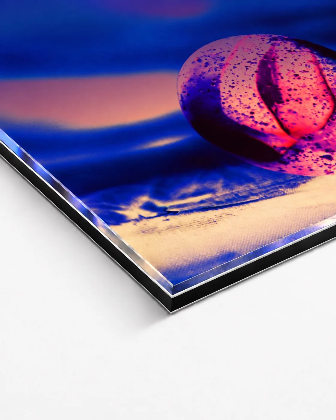 Single Body, corner of the acrylic print